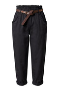 Cotton Frill Pants | Black | Bukser fra Atelier C