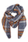 Leoni Chequered Scarf | Grey | Tørklæder fra Black Colour
