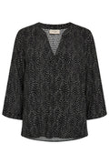 Adney Blouse 206684 | Black W. Moonbeam | Bluse fra Freequent