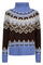 Merla Pullover 206759 | Coffee Bean Ml W Wedgewood Ml | Strik fra Freequent