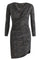 Alma Ls Wrap Dress | Black Grey Lace | Kjole fra Liberté