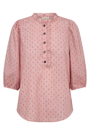 Dina Blouse 206719 | Pale Mauve Melange | Bluse fra Freequent