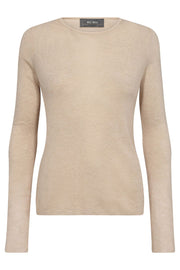 Bouch O-neck Knit  | Cement | Strik fra Mos Mosh