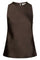 Celina Heavy Sateen Top | Dark Brown | Bluse fra Neo Noir