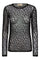 Loretta Mono Mesh Blouse | Black | Bluse fra Mos Mosh