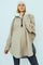 Mow Poncho 206743 | Silver Mink | Jakke fra Freequent