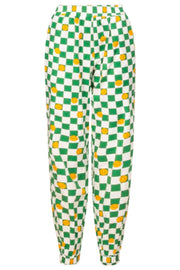 Smile Pants | Green Smiley Check | Bukser fra Liberté