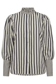 Telma Puff Stripe Shirt | MarciBlack | Skjorte fra Co'couture
