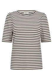 Eloisel Tee 206411 | Moonbeam W. Coffee Bean | T-Shirt fra Freequent
