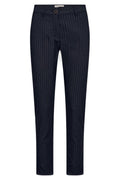 Rex Pants 207018 | Salute W. Gray Pinstripe | Bukser fra Freequent – nedsat