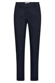 Rex Pants 207018 | Salute W. Gray Pinstripe | Bukser fra Freequent