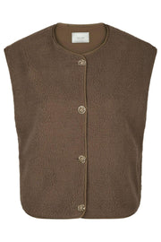 Mariko Teddy Vest | Taupe | Vest fra Neo Noir