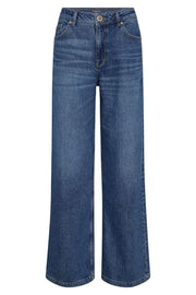 Dara Hera Jeans Long | Blue | Jeans fra Mos Mosh