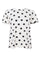 Zelda S/S T-Shirt | White Dot | T-shirt fra Black Colour