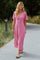 Mireille Crepe Solid Dress | Evening Rose | Kjole fra Neo Noir