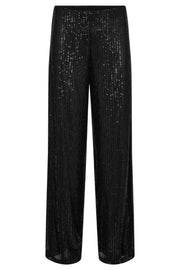 Sage Sequin Pant | Black | Bukser fra Co'couture