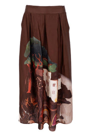 Toscana Skirt | Coffee | Nederdel fra Black Colour