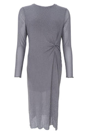 Alexis Dress W/Stones | Grey | Kjole fra Black Colour