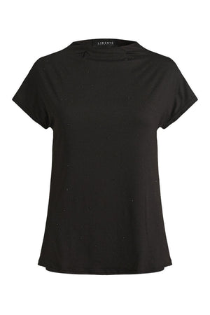 Alma Top | Black Black Simili (sorte sten) | Top fra Liberté
