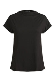 Alma Top | Black Black Simili | Top fra Liberté