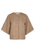 Rosella Boucle Mini Jacket | Taupe | Jakke fra Neo Noir – nedsat
