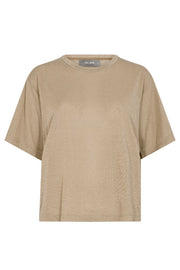 Kit Ss Tee | Savannah Tan | T-shirt fra Mos Mosh