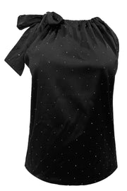 Hailey Halterneck Top | Black Diamond | Bluse fra Liberté