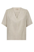 Eliva Miri Blouse  | Clay | Bluse fra Mos Mosh – nedsat