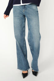 Dara Mai Jeans Regular | Vintage Blue | Jeans fra Mos Mosh