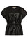 Aylin Leather Vest | Black | Vest fra Mos Mosh