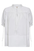 Tarima SS Cotton Blouse | White | Bluse fra Mos Mosh – nedsat