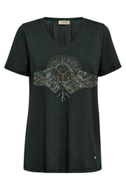 Nadine O-SS Deco Tee | Urban Chic | T-shirt fra Mos Mosh