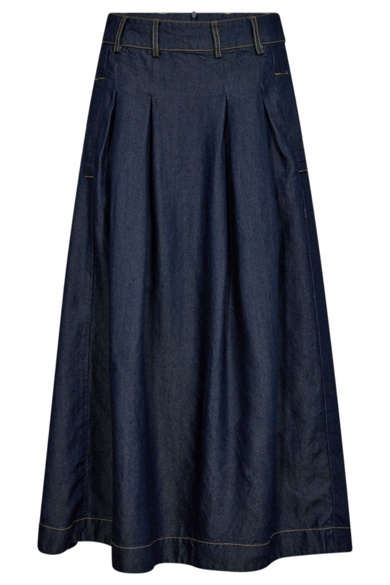 スカート S w pleats crash skirt THEREDTHREAD THEREDTHREAD / ザレッドスレッド】S w pleats crash skirt