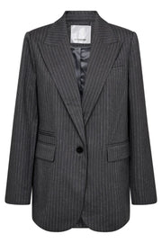 Ida Pin Single Oversi Blazer 30085 | Mid Grey | Blazer fra Co'couture