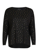 Alma Ls Top | Black Gold Heart | Top fra Liberté – nedsat