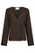Marie Louise Knit Cardigan | Brown Melange | Strik fra Neo Noir