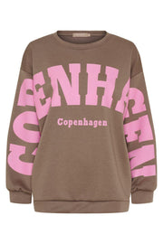 Hibiscus Sweatshirt | Fango | Sweatshirt fra Marta du Chateau