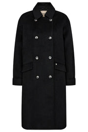 Venice Wool Coat | Black | Jakke fra Mos Mosh