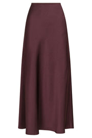 Vicky Heavy Sateen Skirt 159588 | Burgundy | Nederdel fra Neo Noir