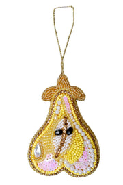 Pear Christmas Ornament | Yellow | Julepynt fra Black Colour