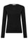 Granny Embroidery LS Tee 33180 | Black | T-Shirt fra Co'couture