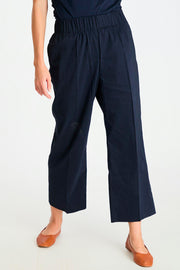 Yana Poplin Pants | Navy | Bukser fra Neo Noir