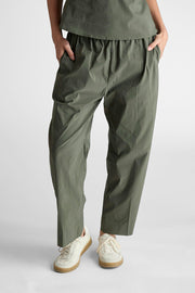 Yana Poplin Pants | Army | Bukser fra Neo Noir