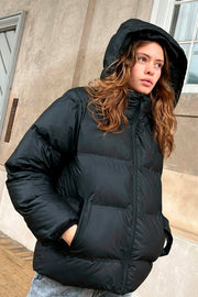 Fox C Puffer Jacket | Black | Jakke fra Neo Noir