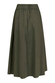 Yara Poplin Skirt | Army | Nederdel fra Neo Noir