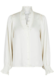 Brielle Satin Blouse 159966 | Off White | Bluse fra Neo Noir