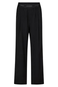 Amina Logo Shimmer Pant 31668 | Black | Bukser fra Co'couture