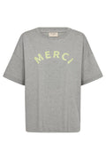 Carol Tee 205338 | Mittelgraues Mehl. Mit Schattenkleber | T-Shirt von Freequent
