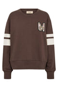 Locò O-LS Sweatshirt | Coffee Quartz | Bluse fra Mos Mosh – nedsat