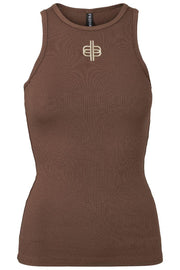 Norma Tank Top 2829 | Brown | Top fra Prepair